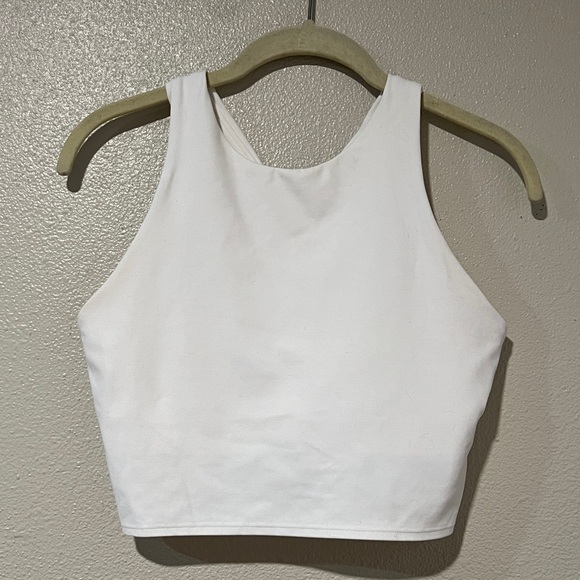 Athleta Conscious White Sports Bra - Picture 2 of 10